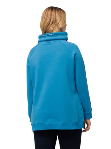 Ulla Popken Sweatshirt in aqua