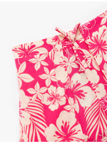 KOTON Shorts in Rosa Gemustert