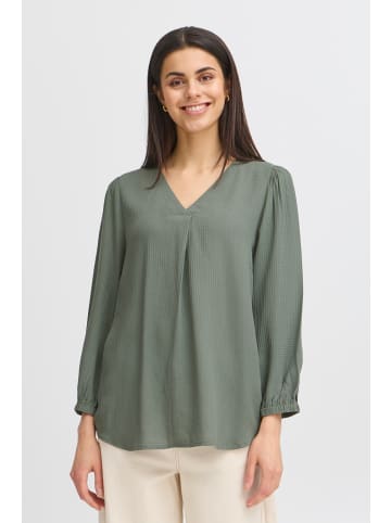 Fransa Langarm-Bluse FROLINE Regular fit in Agave Green