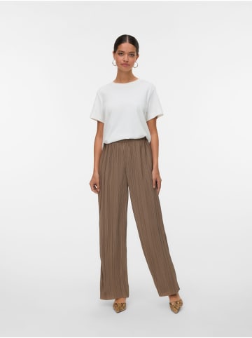 Vero Moda Plisseehose in Walnut
