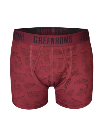 GreenBomb Trunk Animal Sloth Hang 2 in Samt Regen