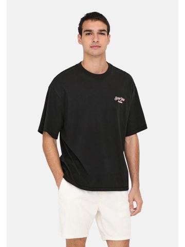 Only&Sons T-Shirt 'Malik Jims' in schwarz