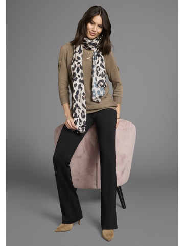 Laura Scott Modetuch in creme-braun