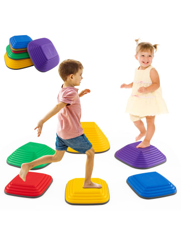 COSTWAY Balanciersteine für Kinder 6 tlg. in Bunt