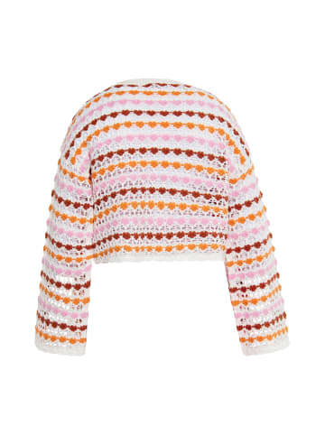 myMo Women Sweater in Orange Mehrfarbig