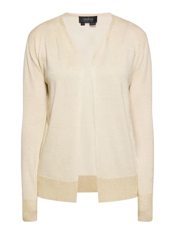 usha BLACK LABEL Damen Cardigan in CREME