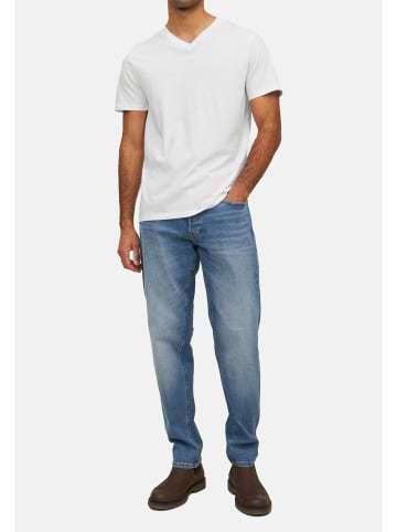 Jack & Jones T-Shirt Organic Basic in Schwarz / dunkelblau / weiß