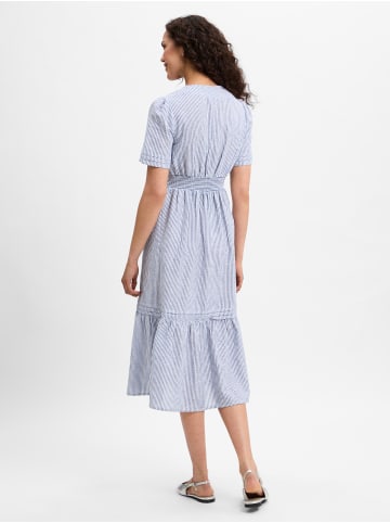 Ambiance Kleid in marine weiß - 0001
