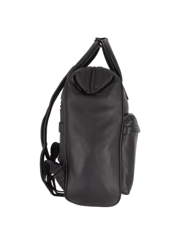 Jump Uppsala Cuir Rucksack Leder 34 cm Laptopfach in black