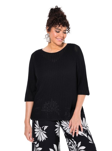 Ulla Popken Pullover in schwarz