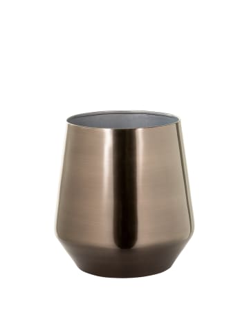 Fink Vase "Linea" in Grau - H. 17 cm - D. 16 cm