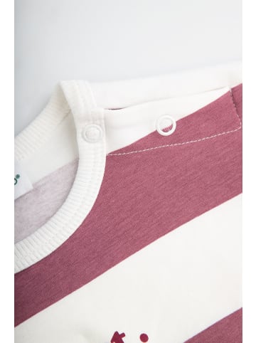 Coccodrillo T-Shirt mit kurzen Ärmeln in dunkelrot