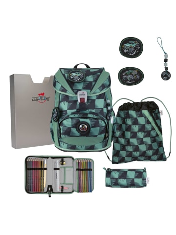 DerDieDas DerDieDas ErgoFlex Light Superflash Super Truck Schulranzenset 5-teilig