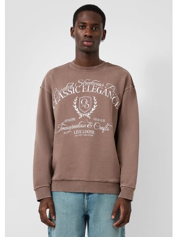 QS Sweatshirt in 86D0_braun