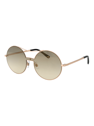 Web Frauen Sonnenbrille Mono-Objektiv Rose Gold