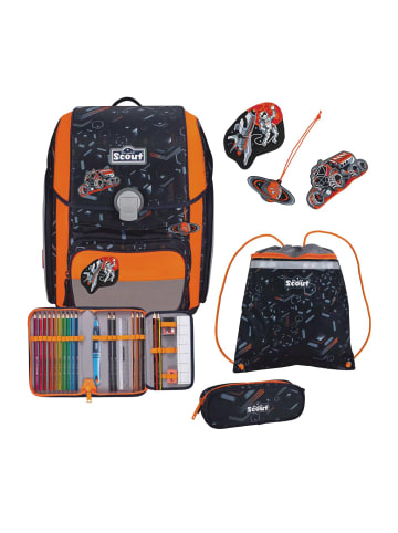 Scout Scout Genius Schulranzen-Set 4 teilig DIN Space Data