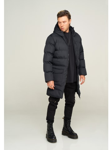 behype Wintermantel PUFFER PARKA in schwarz