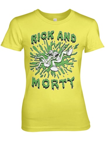 Rick and Morty Shirt in Gelb