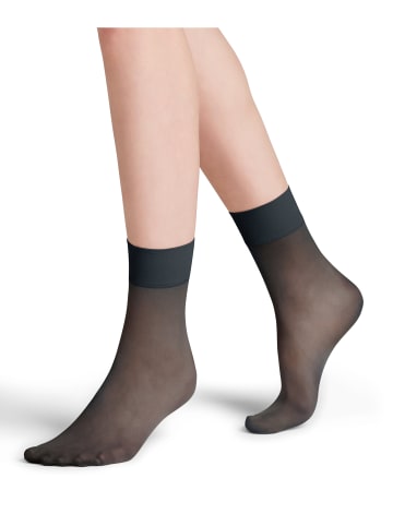 Falke Socken Pure Matt 20 DEN in Graphite