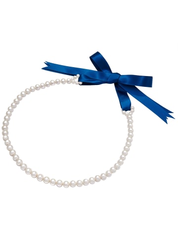 Valero Pearls Perlen-Kette aus Satin mit Süßwasser-Zuchtperle in weiß