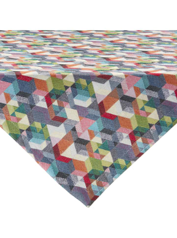 Sander Jacquard, Baumwollmischung, Gewebt Mitteldecke Cubes in bunt