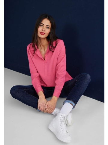 Street One Langarmbluse in berry rose