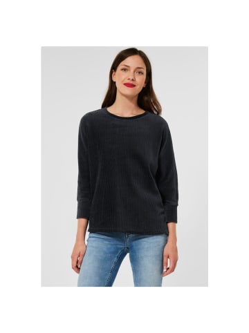 Street One Langarmshirt in dark washed grey