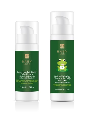 Dr Botanicals 2tlg Set. Set Baby Lux Schaumbad und Creme