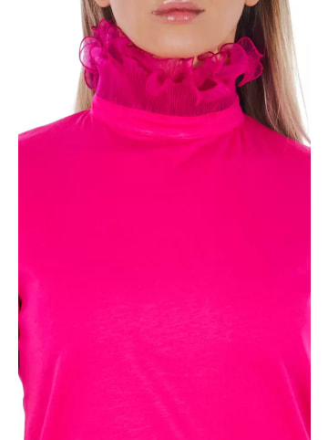Frankie Morello Blau Mehrfarbig Baumwolle Damen Top