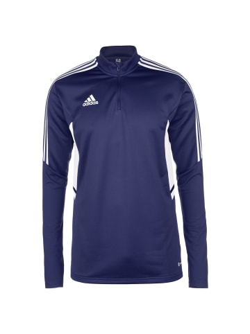 adidas Performance Trainingspullover Condivo 22 in blau / weiß