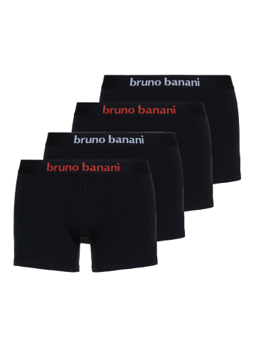 Bruno Banani Retro Short / Pant Flowing in Schwarz (Rot/Weiß)