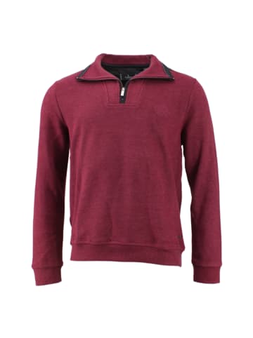 Ragman Sweatshirt Troyer-Kragen in Barolo