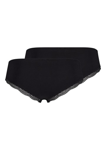 Skiny Slip 2er Pack in Schwarz