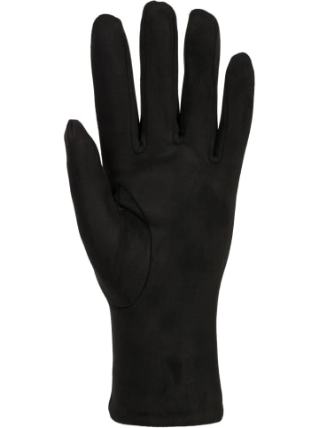 styleBREAKER Stoff Handschuhe in Schwarz-Grau