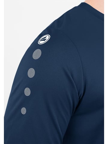 Jako Trikot 2er-Set Kurzarm Rundhals Moderne Uni-Optik in Dunkelblau-2