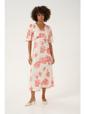 CULTURE Kleid CUalexa Feminine in Offwhite/Red Flower