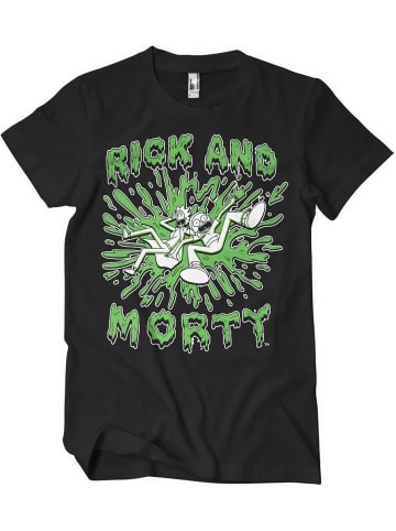 Rick and Morty T-Shirt in Schwarz