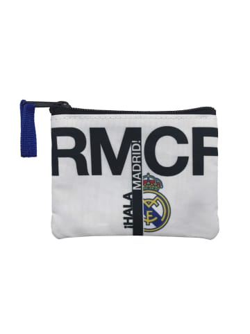 Real Madrid Geldbörse 12,5x9x1cm Portemonnaie mit Reißverschluss