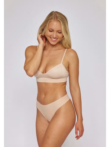SNOCKS Tangas aus Mikrofaser Hellbeige 3 Stück