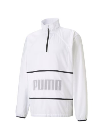 Puma Jacke TRAIN GRAPHIC 1/2 ZIP in Weiß