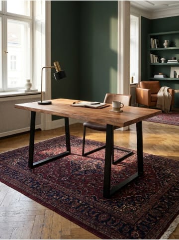 KADIMA DESIGN Schreibtisch Massivholz Baumkante, Konferenz, Executive