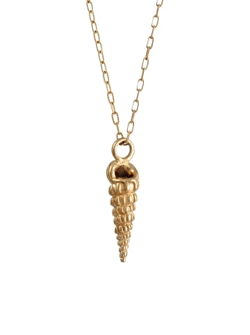 Elli Halskette 925 Sterling Silber Muschel in Gold