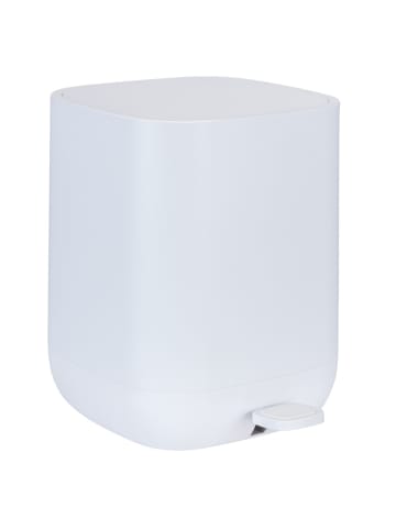 Wenko Treteimer Mod. Davos, Weiß 6,5 L, Treteimer Davos, Weiß 6,5 L in Weiß