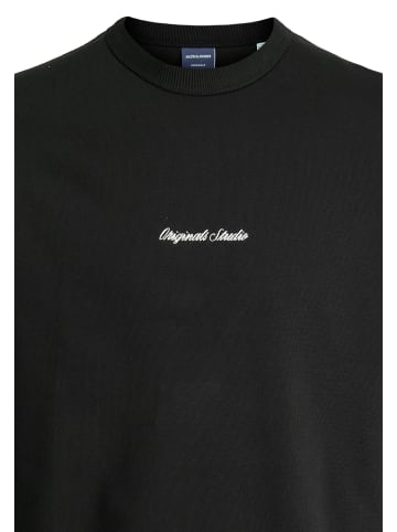 Jack & Jones Sweatshirt Norrebro in Schwarz / hellgrau