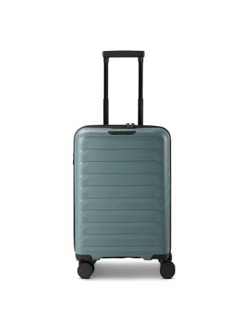 D&N Toronto 4 Rollen Kabinentrolley S 54 cm mit Dehnfalte in teal blue