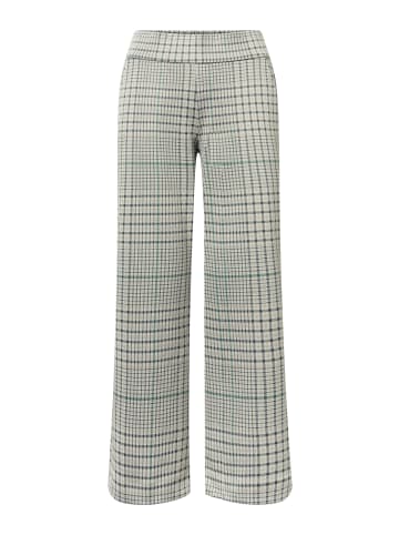 Liverpool Culotte Mabel Pull-On Wide Leg in soft sand/grey dupplin plaid