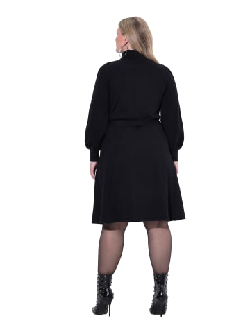 MIAMODA Strickkleid in schwarz