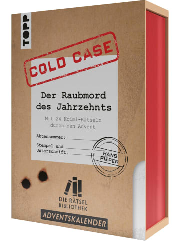 frechverlag Adventskalender - Die Rätselbibliothek Cold Case: Der Raubmord des Jahrzehnts