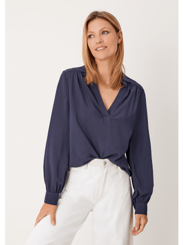 s.Oliver Bluse langarm in Blau