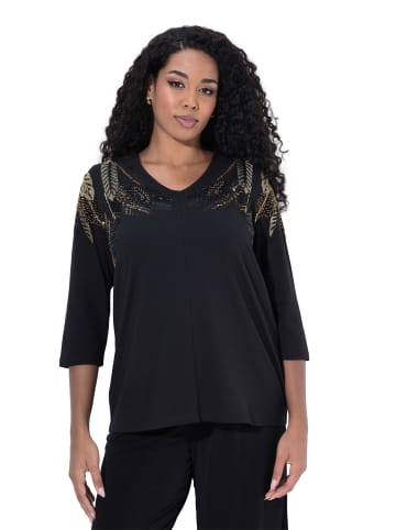 Ulla Popken Shirt in schwarz